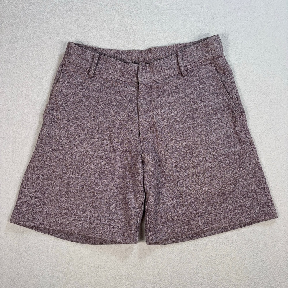 Orlebar Brown Sweat‎ Shorts Men's XS Heathered Red Gray Drawstring Cotton